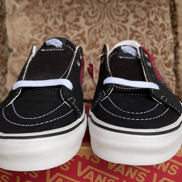 Vans Sk8-Low Leather black/chili pepper WMNS - Picture 13 of 16